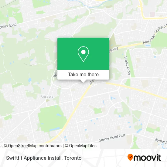 Swiftfit Appliance Install map