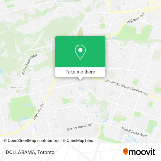 DOLLARAMA map