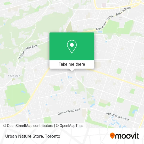 Urban Nature Store map