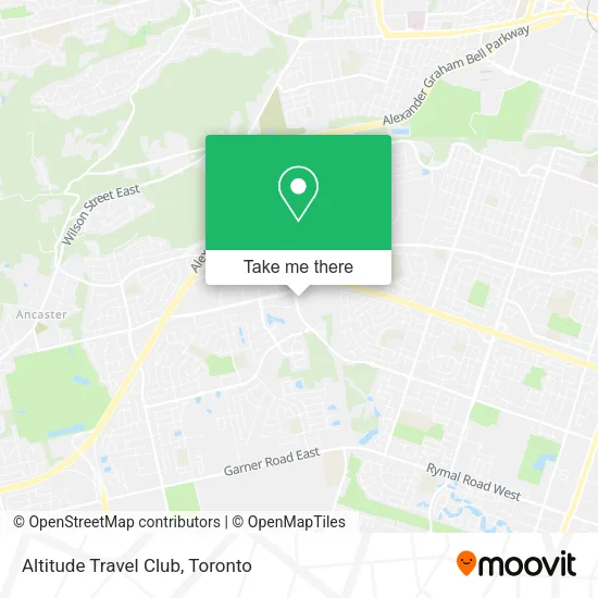 Altitude Travel Club map