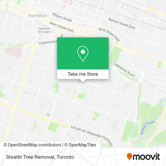 Stealth Tree Removal map