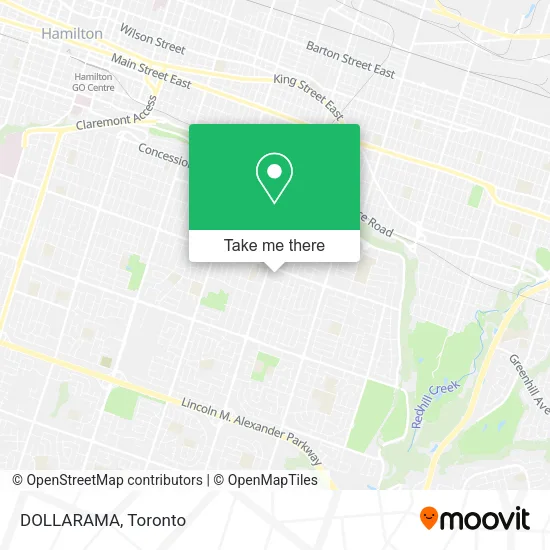 DOLLARAMA map