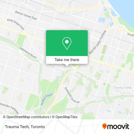 Trauma Tech map