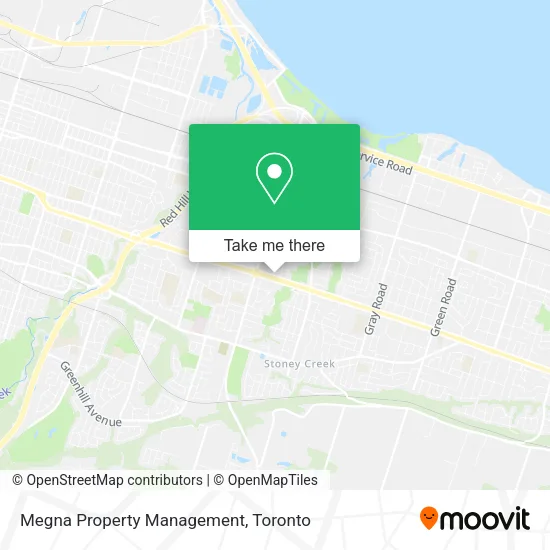 Megna Property Management map