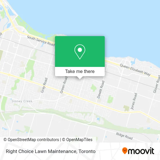 Right Choice Lawn Maintenance map