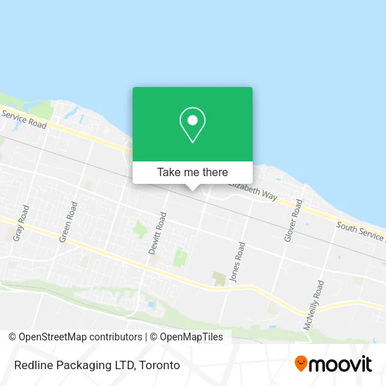 Redline Packaging LTD map