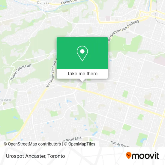 Urospot Ancaster map