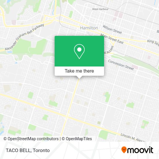 TACO BELL map