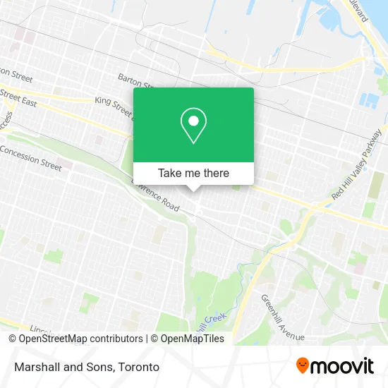 Marshall and Sons map