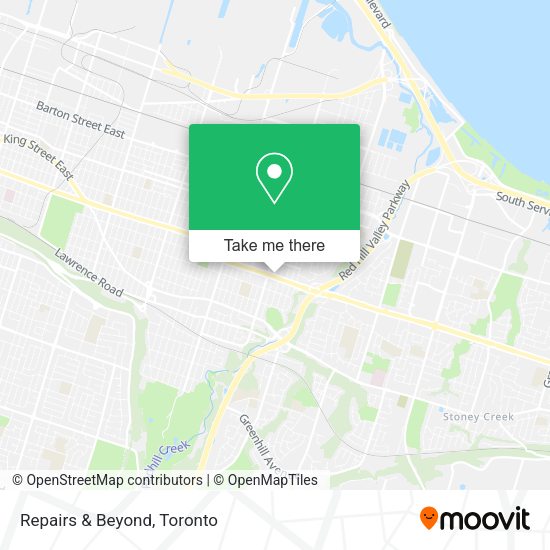 Repairs & Beyond map