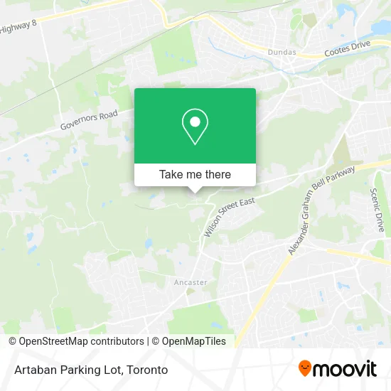Artaban Parking Lot map