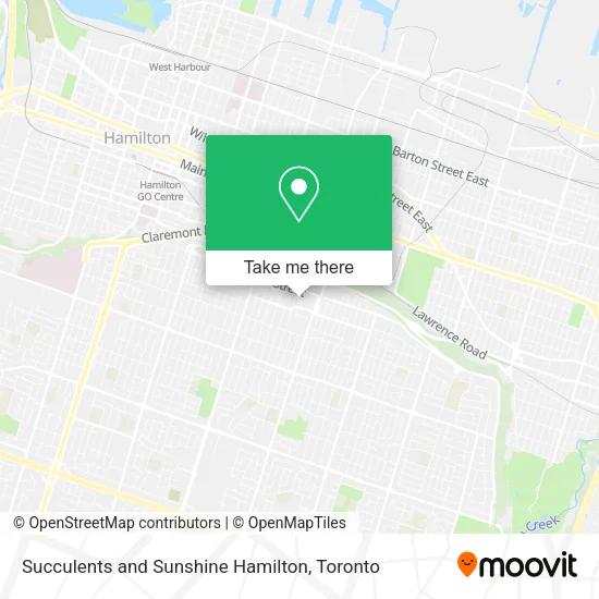 Succulents and Sunshine Hamilton map