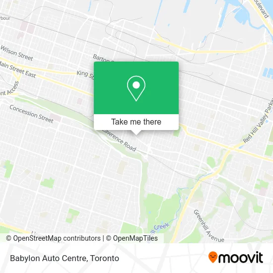 Babylon Auto Centre map