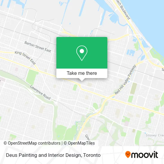 Deus Painting and Interior Design map