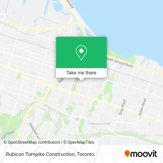 Rubicon Turnpike Construction map