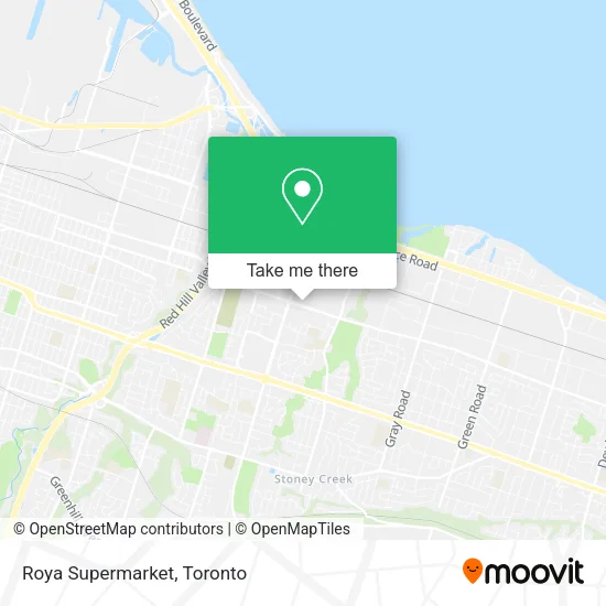 Roya Supermarket map