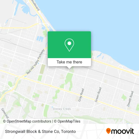 Strongwall Block & Stone Co map