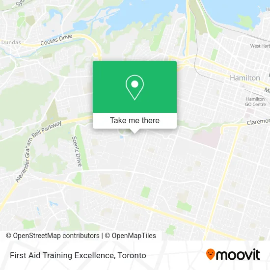 First Aid Training Excellence map