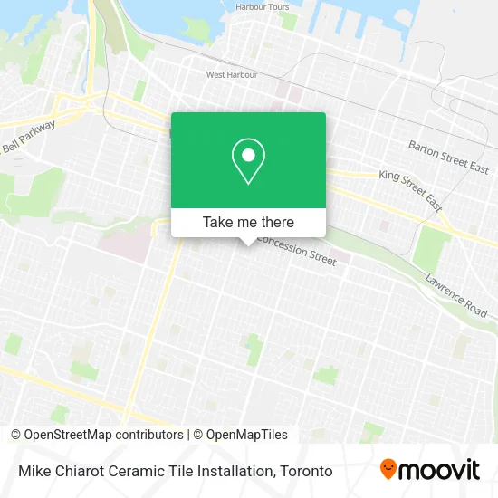 Mike Chiarot Ceramic Tile Installation map