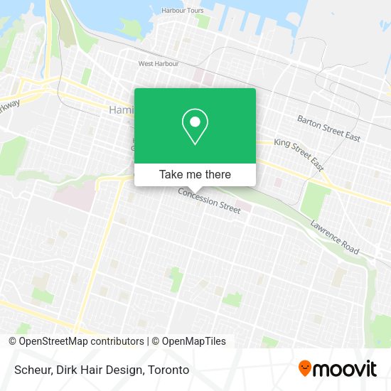 Scheur, Dirk Hair Design map