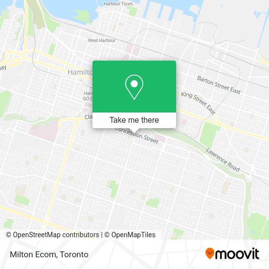 Milton Ecom map