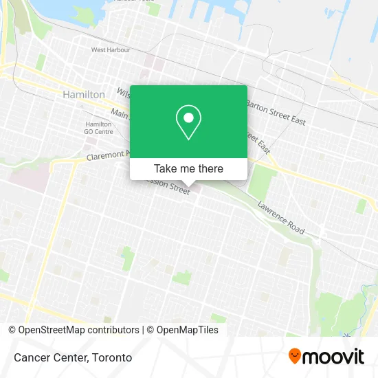 Cancer Center map