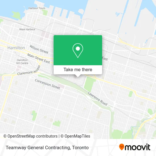 Teamway General Contracting map