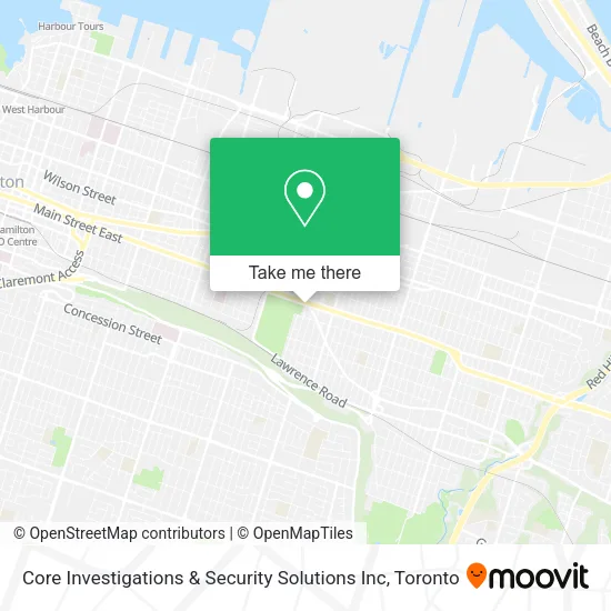 Core Investigations & Security Solutions Inc map