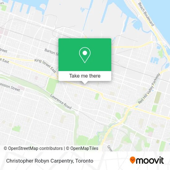 Christopher Robyn Carpentry map