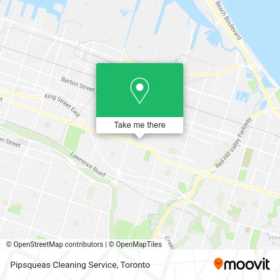Pipsqueas Cleaning Service map