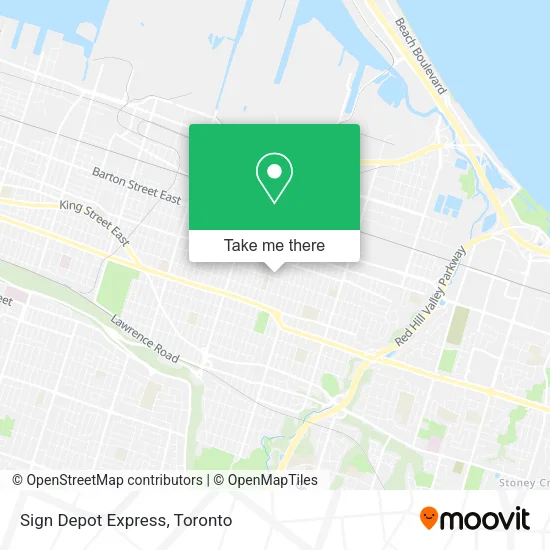 Sign Depot Express map
