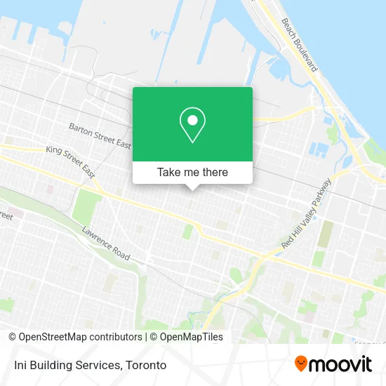 Ini Building Services map
