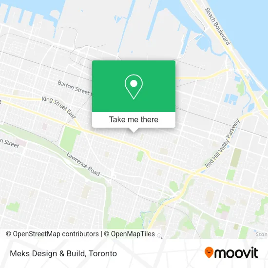 Meks Design & Build map