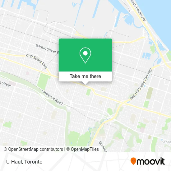 U-Haul map