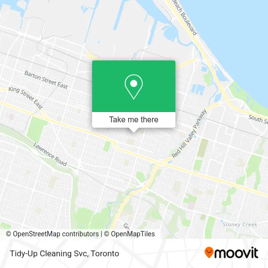 Tidy-Up Cleaning Svc map