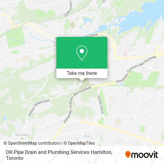 DR.Pipe Drain and Plumbing Services Hamilton map