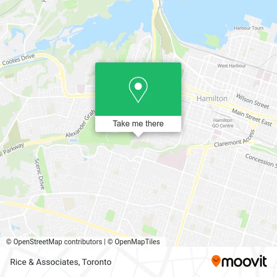 Rice & Associates map