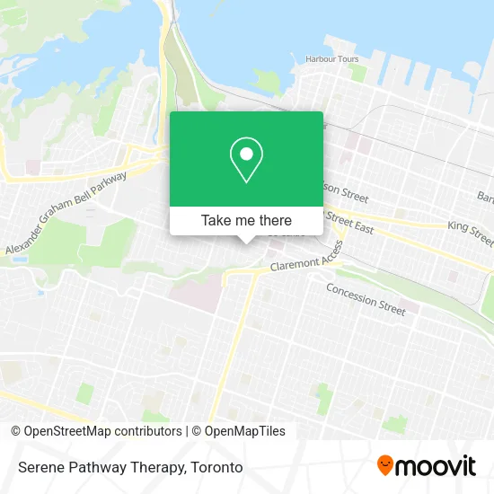 Serene Pathway Therapy map