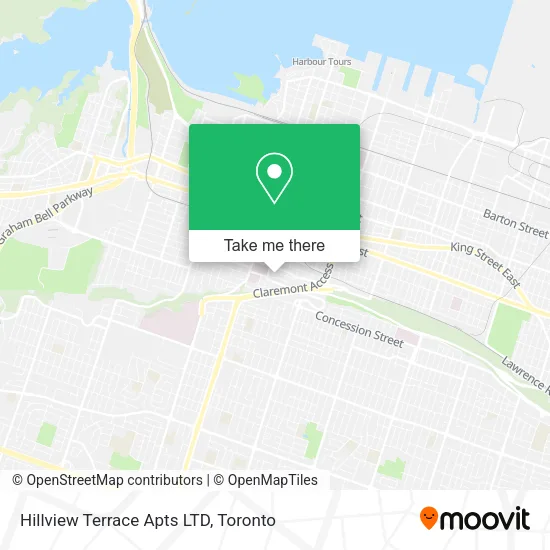 Hillview Terrace Apts LTD map