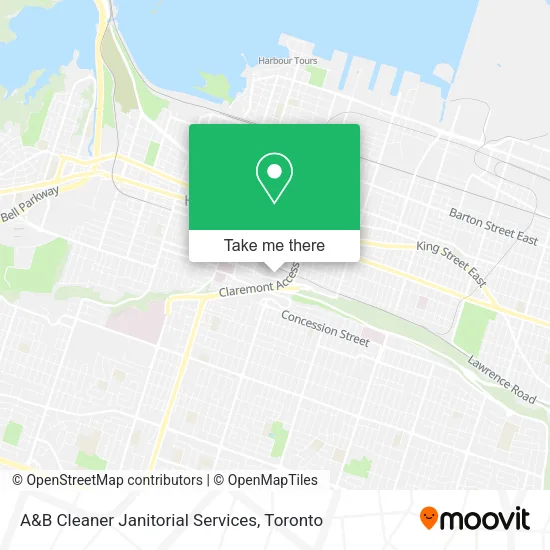 A&B Cleaner Janitorial Services map