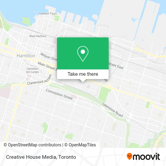 Creative House Media map