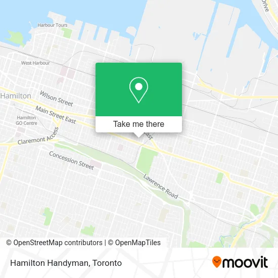 Hamilton Handyman map