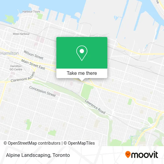 Alpine Landscaping map