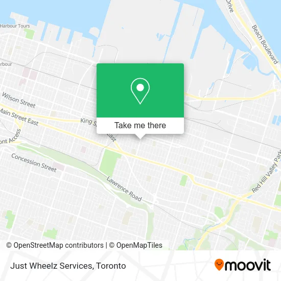Just Wheelz Services map