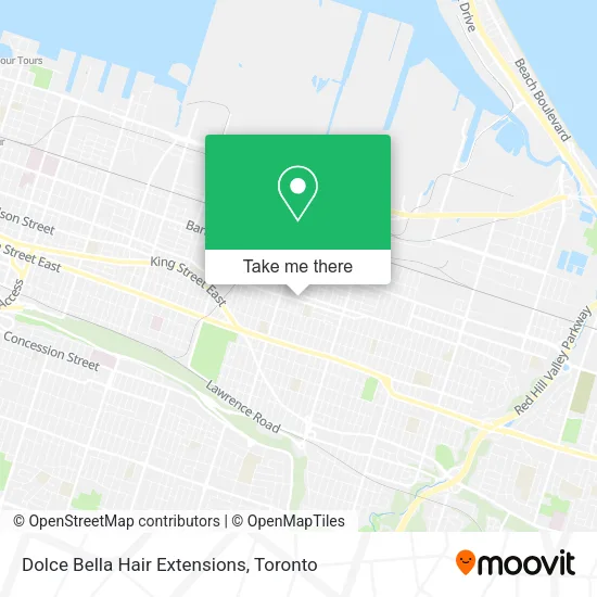 Dolce Bella Hair Extensions map