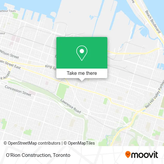 O'Rion Construction map