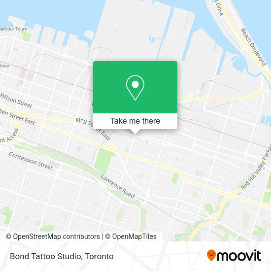 Bond Tattoo Studio map