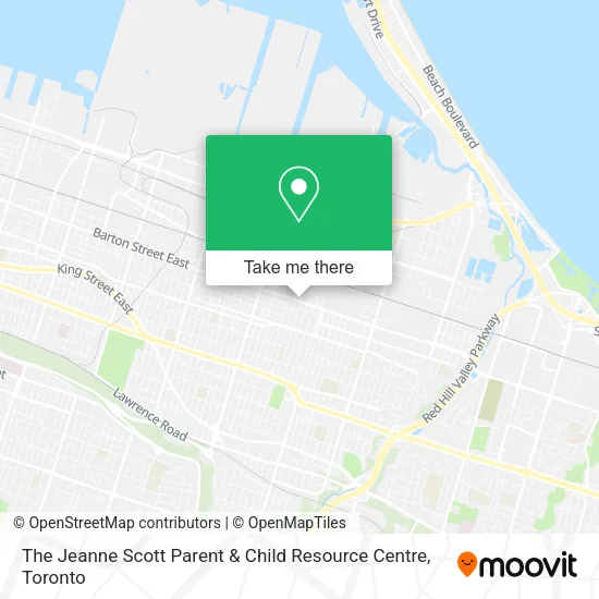The Jeanne Scott Parent & Child Resource Centre map