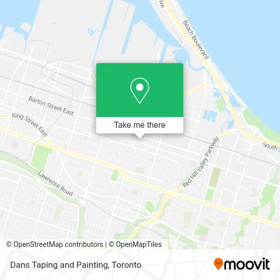 Dans Taping and Painting map