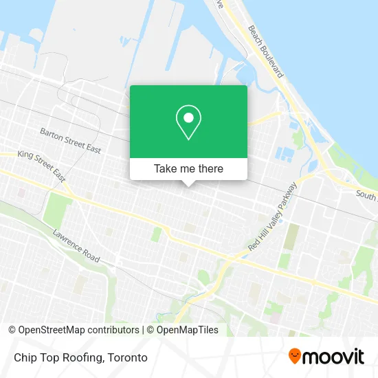 Chip Top Roofing map